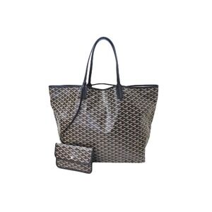 GOYARD Saint Louis tote bag herringbone coated canvas black